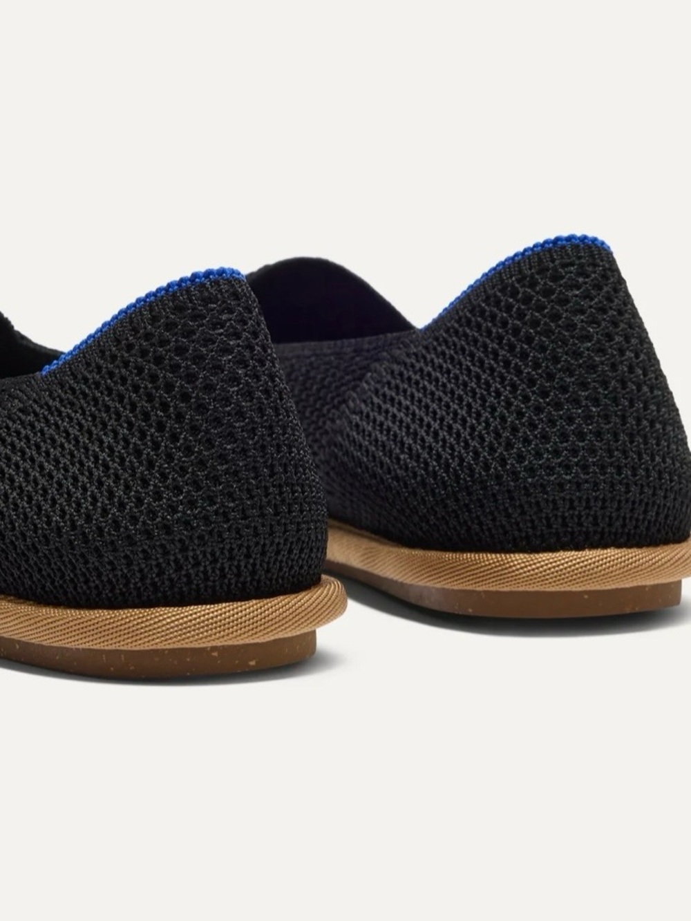 New In Box Rothy’s Cruiser Loafer In Black Raffia Knit Size 5 - Picture 3 of 12
